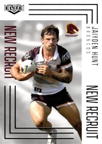 2024 NRL Elite New Recruits - NR02 Jaiyden Hunt Brisbane Broncos