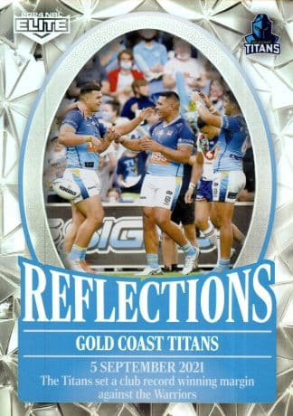 2024 NRL Elite NRL Reflections - RF12 Gold Coast Titans