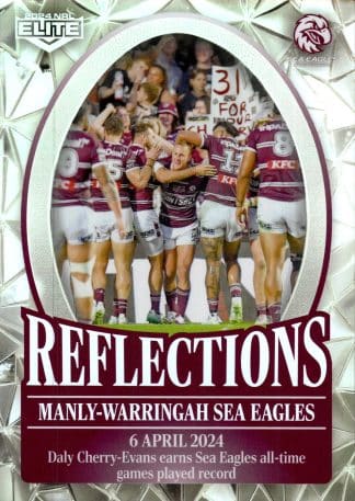2024 NRL Elite NRL Reflections - RF14 Manly Sea Eagles