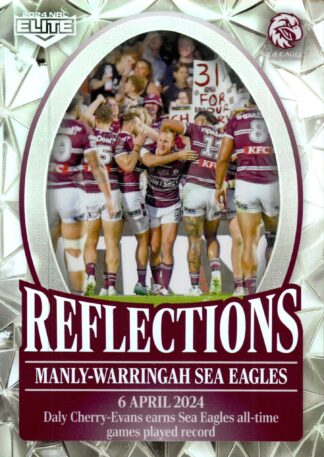 2024 NRL Elite NRL Reflections - RF14 Manly Sea Eagles