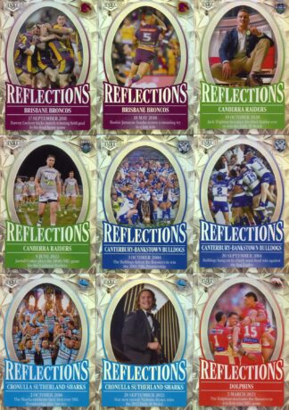 2024 NRL Elite NRL Reflections - Full Set 34 Cards
