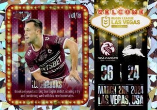 2024 NRL Elite Las Vegas Round - V01 Luke Brooks Manly Sea Eagles