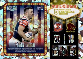 2024 NRL Elite Las Vegas Round - V12 James Tedesco Sydney Roosters