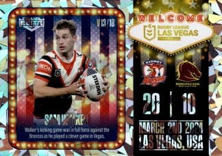 2024 NRL Elite Las Vegas Round - V13 Sam Walker Sydney Roosters