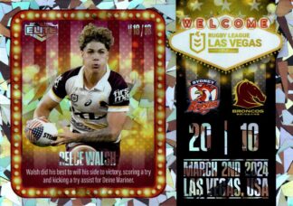 2024 NRL Elite Las Vegas Round - V18 Reece Walsh Brisbane Broncos