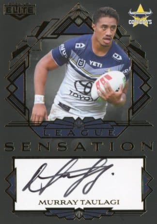 2024 NRL Elite Black League Sensations Signature - LSB10 Murray Taulagi North QLD Cowboys