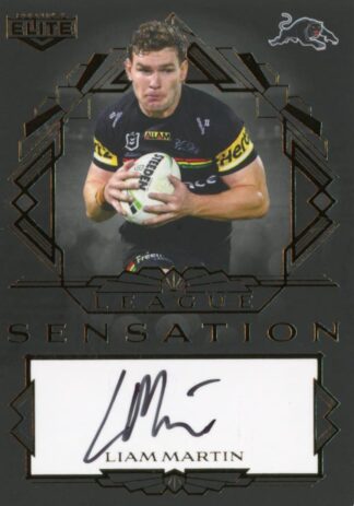 2024 NRL Elite Black League Sensations Signature - LSB12 Liam Martin Penrith Panthers