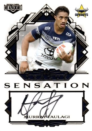 2024 NRL Elite White League Sensations Signature - LSW10 Murray Taulagi North QLD Cowboys