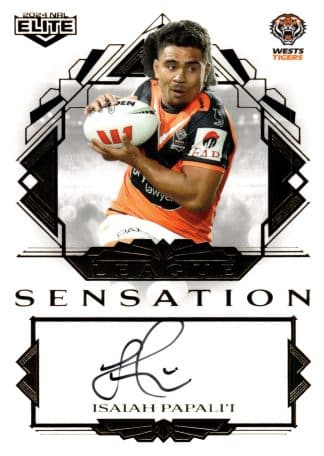 2024 NRL Elite White League Sensations Signature - LSW17 Isaiah Papali'i Wests Tigers