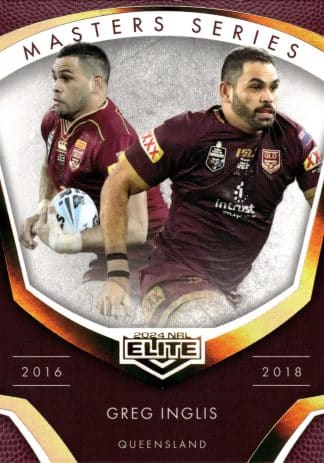 2024 NRL Elite Masters Series - MS12 Greg Inglis Queensland Maroons 2016 - 2018