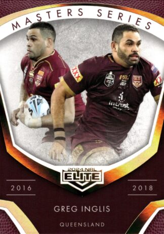 2024 NRL Elite Masters Series - MS12 Greg Inglis Queensland Maroons 2016 - 2018