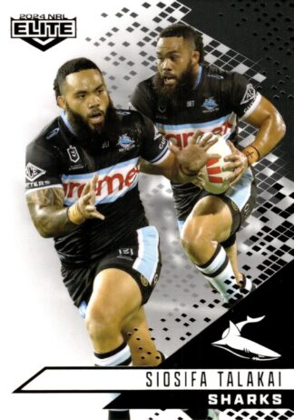 2024 NRL Elite Black Diamond Mojo - MB036 Siosifa Talakai Cronulla Sharks