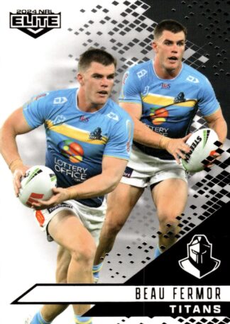 2024 NRL Elite Black Diamond Mojo - MB050 Beau Fermor Gold Coast Titans
