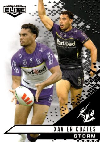 2024 NRL Elite Black Diamond Mojo - MB065 Xavier Coates Melbourne Storm