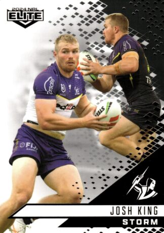 2024 NRL Elite Black Diamond Mojo - MB068 Josh King Melbourne Storm