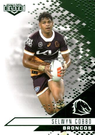 2024 NRL Elite Emerald Mojo - ME003 Selwyn Cobbo Brisbane Broncos