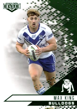 2024 NRL Elite Emerald Mojo - ME024 Max King Canterbury Bulldogs