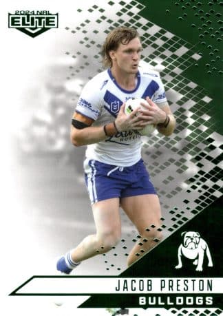 2024 NRL Elite Emerald Mojo - ME027 Jacob Preston Canterbury Bulldogs