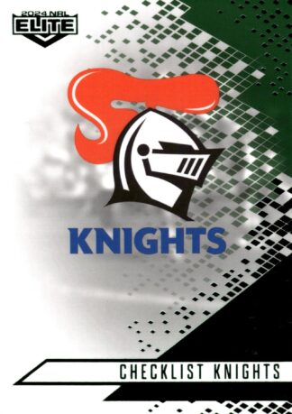 2024 NRL Elite Emerald Mojo - ME073 Checklist Newcastle Knights