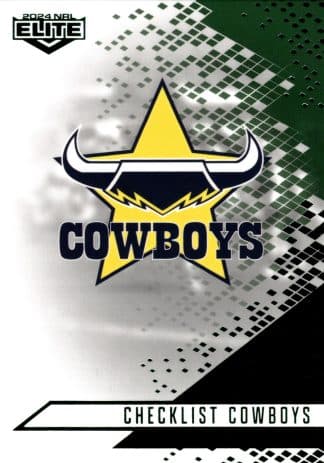 2024 NRL Elite Emerald Mojo - ME082 Checklist North Queensland Cowboys