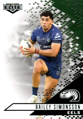 2024 NRL Elite Emerald Mojo - ME099 Bailey Simonsson Parramatta Eels