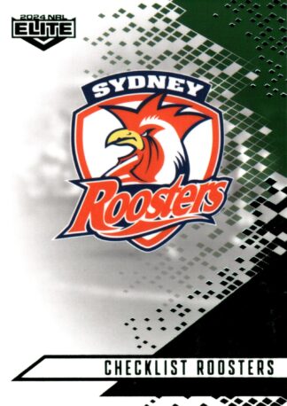 2024 NRL Elite Emerald Mojo - ME127 Checklist Sydney Roosters