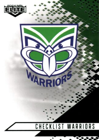 2024 NRL Elite Emerald Mojo - ME136 Checklist Warriors