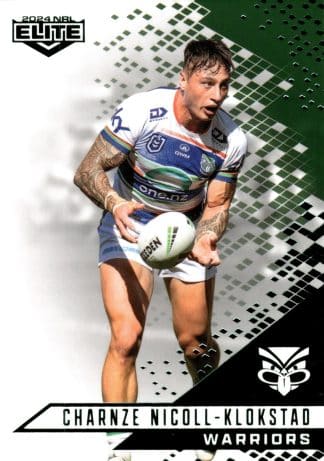 2024 NRL Elite Emerald Mojo - ME142 Charnze Nicoll-Klokstad Warriors