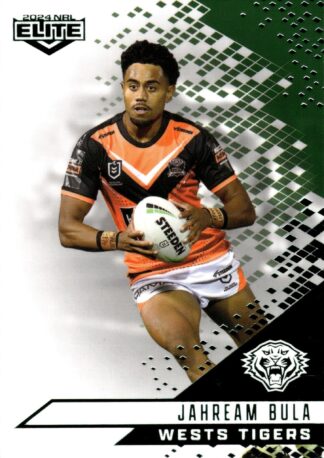 2024 NRL Elite Emerald Mojo - ME147 Jahream Bula Wests Tigers