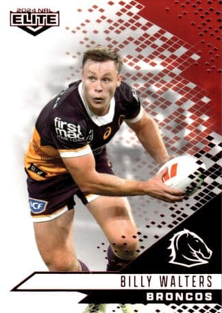 2024 NRL Elite Ruby Mojo - MR009 Billy Walters Brisbane Broncos