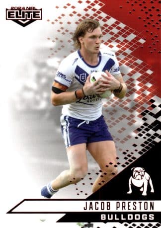 2024 NRL Elite Ruby Mojo - MR027 Jacob Preston Canterbury Bulldogs