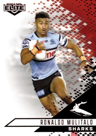 2024 NRL Elite Ruby Mojo - MR034 Ronaldo Mulitalo Cronulla Sharks