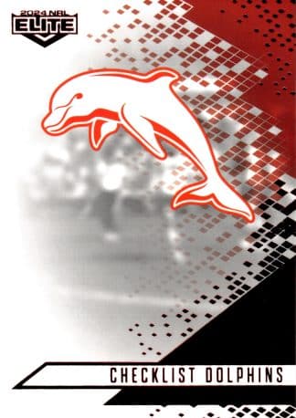 2024 NRL Elite Ruby Mojo - MR037 Checklist Dolphins
