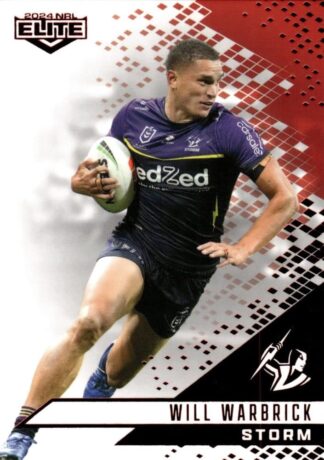 2024 NRL Elite Ruby Mojo - MR072 Will Warbrick Melbourne Storm
