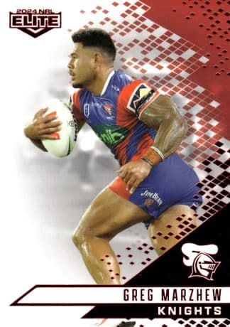 2024 NRL Elite Ruby Mojo - MR078 Greg Marzhew Newcastle Knights