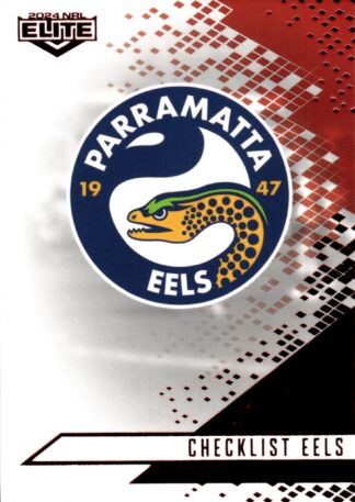 2024 NRL Elite Ruby Mojo - MR091 Checklist Parramatta Eels