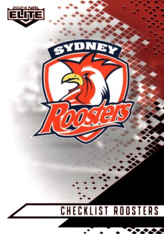 2024 NRL Elite Ruby Mojo - MR127 Checklist Sydney Roosters