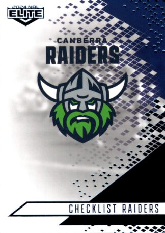 2024 NRL Elite Sapphire Mojo - MS010 Checklist Canberra Raiders