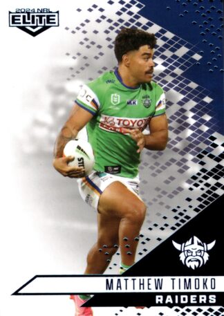 2024 NRL Elite Sapphire Mojo - MS017 Matthew Timoko Canberra Raiders