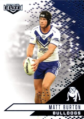 2024 NRL Elite Sapphire Mojo - MS021 Matt Burton Canterbury Bulldogs