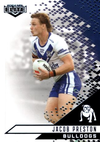 2024 NRL Elite Sapphire Mojo - MS027 Jacob Preston Canterbury Bulldogs