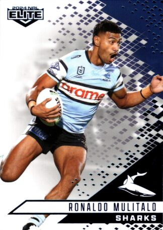 2024 NRL Elite Sapphire Mojo - MS034 Ronaldo Mulitalo Cronulla Sharks