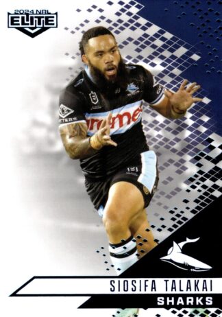 2024 NRL Elite Sapphire Mojo - MS036 Siosifa Talakai Cronulla Sharks