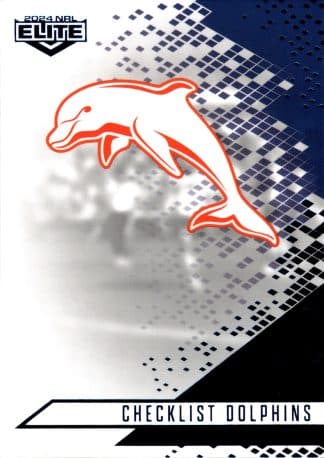 2024 NRL Elite Sapphire Mojo - MS037 Checklist Dolphins