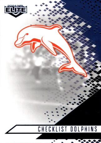 2024 NRL Elite Sapphire Mojo - MS037 Checklist Dolphins