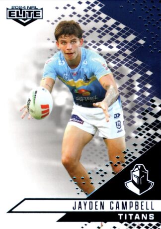 2024 NRL Elite Sapphire Mojo - MS048 Jayden Campbell Gold Coast Titans