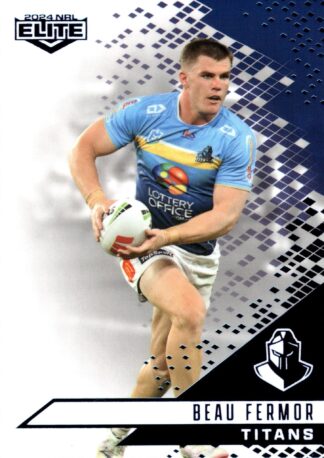 2024 NRL Elite Sapphire Mojo - MS050 Beau Fermor Gold Coast Titans