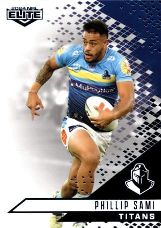 2024 NRL Elite Sapphire Mojo - MS054 Phillip Sami Gold Coast Titans