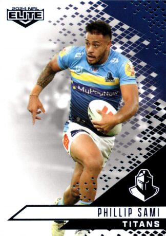 2024 NRL Elite Sapphire Mojo - MS054 Phillip Sami Gold Coast Titans