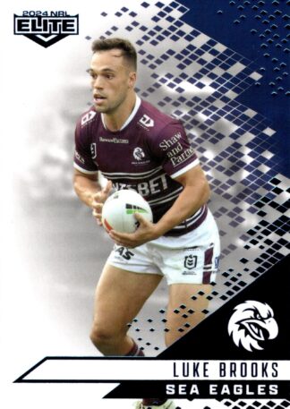 2024 NRL Elite Sapphire Mojo - MS056 Luke Brooks Manly Sea Eagles